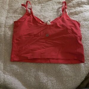 Lululemon Bright Coral Sports Bra